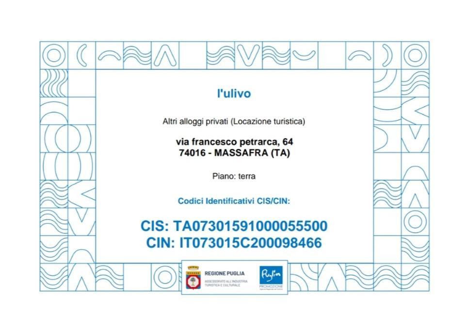 L'Ulivo Apartamento Massafra Exterior foto